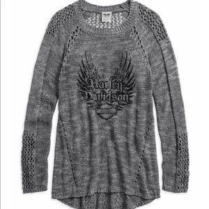 H-D Womens Loose Weave Long Sleeve Sweater | BNWOT